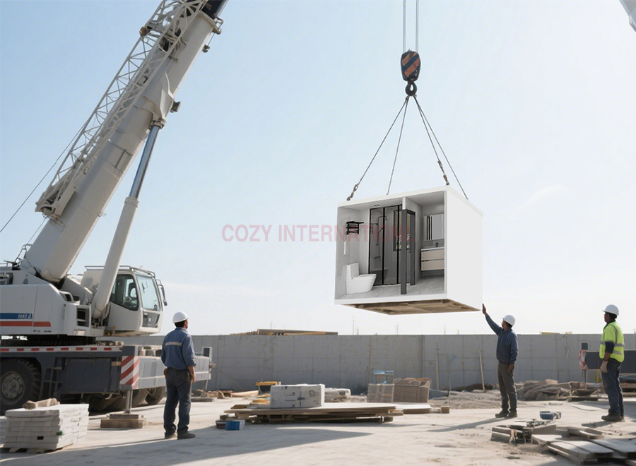 Effective Waterproof Prefabricated Bathroom Pod, Engineering Projects Are Applicable