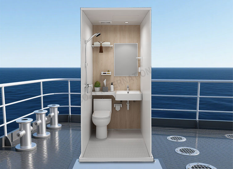 Modern Bathroom Units Prefabricated Bathroom Pods for Ship Boot
