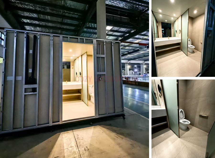 Modern Customizable SMC Modular Bathroom Pods
