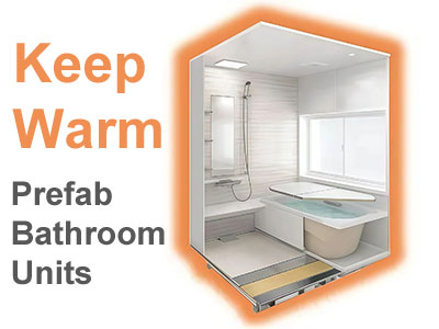 Winter Must-Have! Warm Prefab Bathroom Units: Barefoot-Friendly SMC Floor