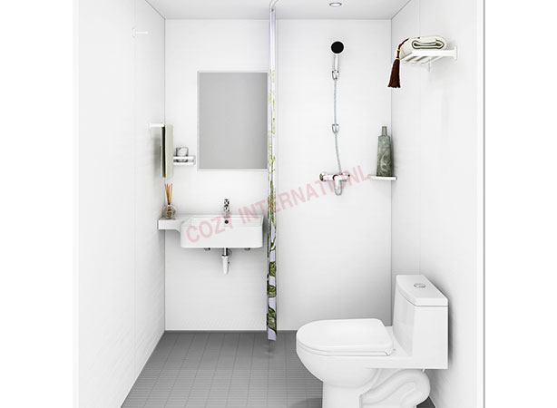 Easy and fast installation prefabricated bathroom units modular bathroom pods