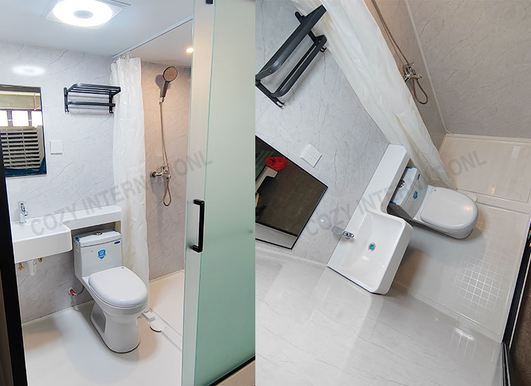 Fast installation engineering preferred bathroom unit modular toilet unit(MTU1219)