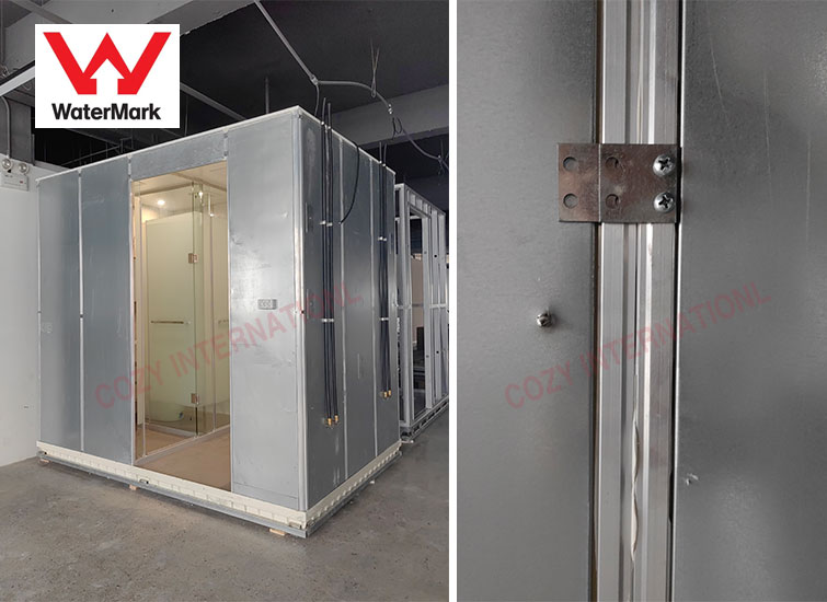 The large-sized ceramic tile bathroom pods for villas and hotels with australian standards
