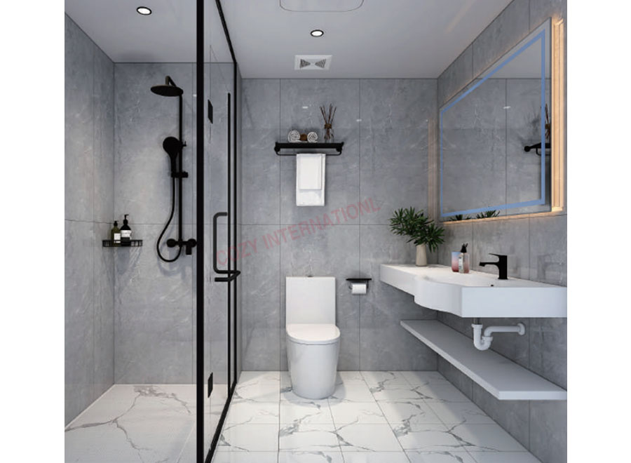 Prefabricated bathroom pod ready made bathroom unit(BUX1524)