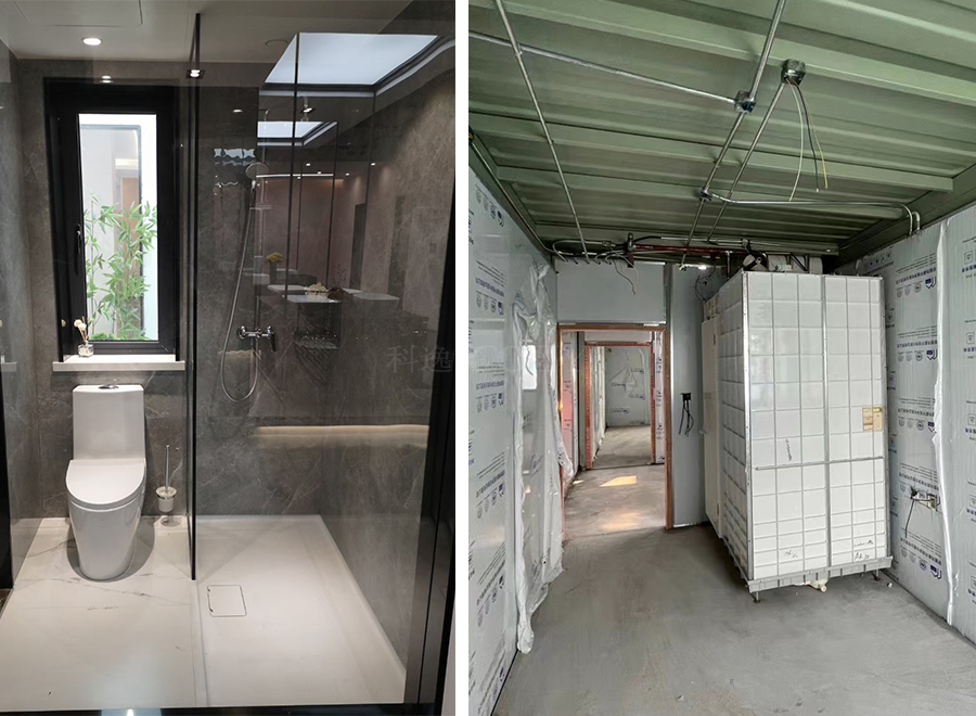 Hot sale all in one prefab bathroom units prefab toilet bathroom for hotels(BUH1416)