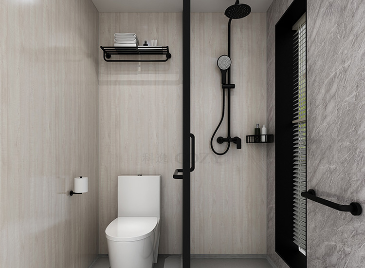 High-end Japanese waterproof prefabricated bathroom pods toilet and bathroom unit(BUH1216)