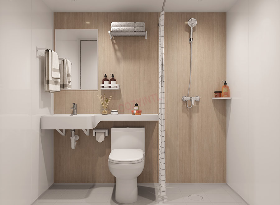 Good quality marine toilet and shower units low cost prefab bathroom pod