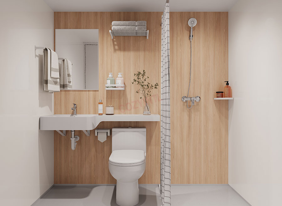 Hot sale bathroom pod hotel ready to install prefab bathroom portable bathroom unit (BUL1420)