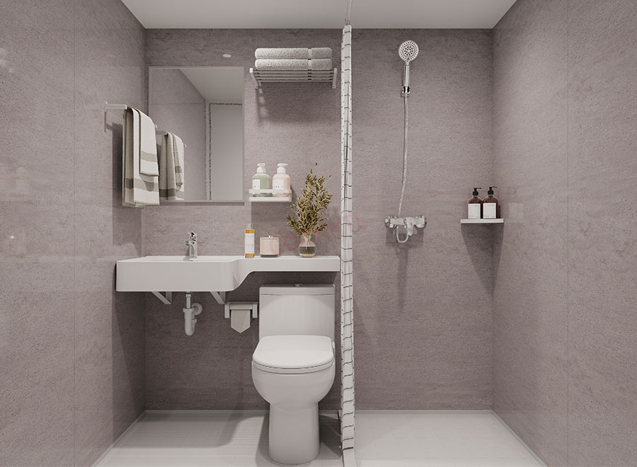 Hot sale fast installation toilet and bathroom unit all in one bathroom pod for hotels (BUL1418)