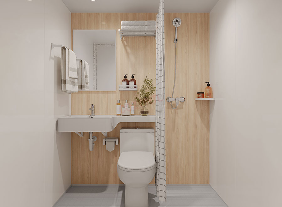 Prefabricated bathroom pods small bathroom units all in one (BUL1116)