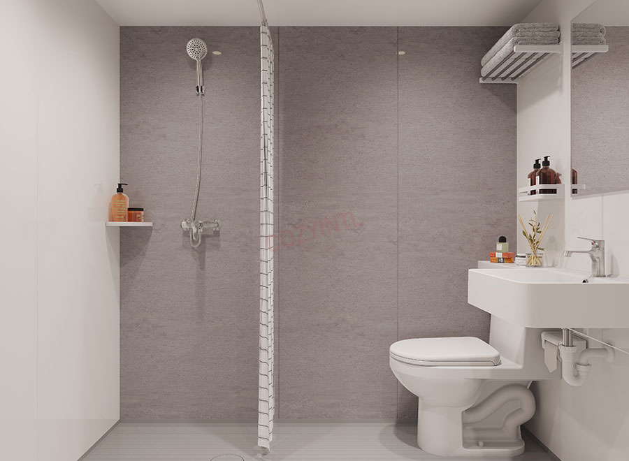 SMC waterproof flat pack unit bathroom prefab bathroom pod for apartment (BUL1020)