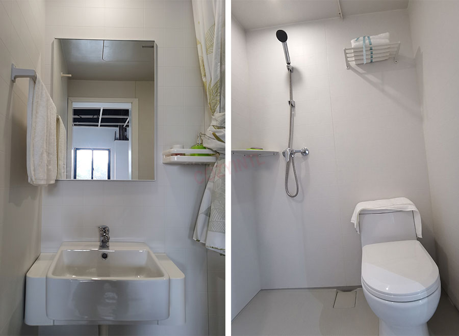 High-end prefab modular bathroom all in one bathroom units (BUL1616)