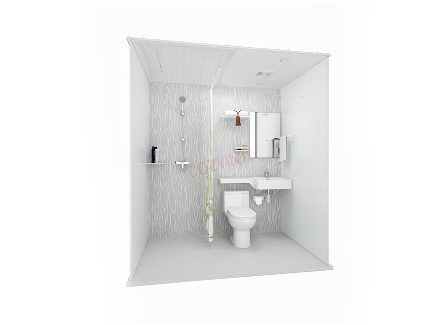 Prefabricated bathroom toilet pod bathroom units prefab (BUL1220)