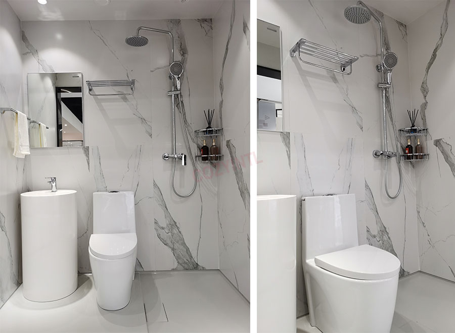 Hot sell complete toilet and shower prefabricated container module bathrooms (BUL1218)