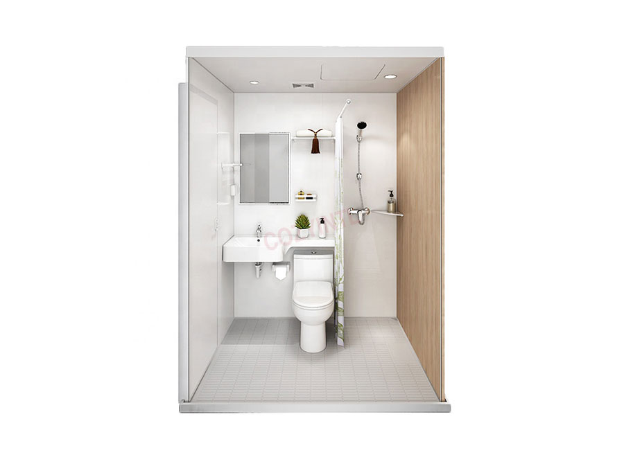 Prefabricated bathroom pods unit all In one bathroom units for Malaysia market (BUL1116)