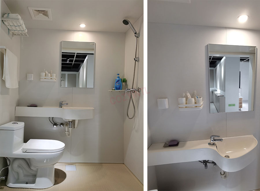 Modular all in one bathroom prefabricated bathroom unit (BUL0816/0818)