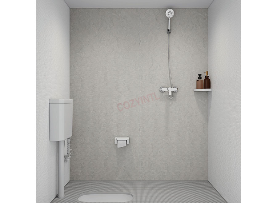 Chinese manufacturer ready made bathroom prefab shower toilet for school dormitory