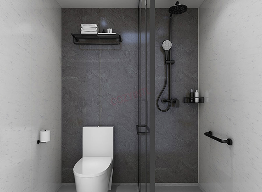 Prefabricated bathroom unit all in one modular bathroom units with toilet and shower(BUH1418)