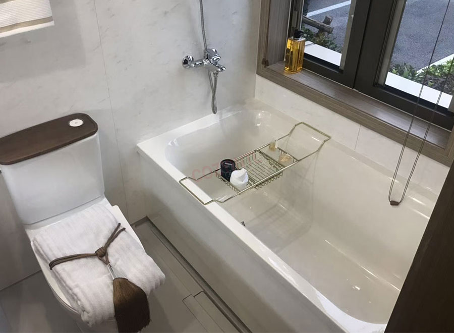 Unique design prefab all in one bathroom units of Japanese style(BUH1420)