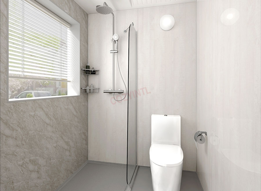 Modern style bathroom prefab modular all in one bathroom pod(BUH1416)