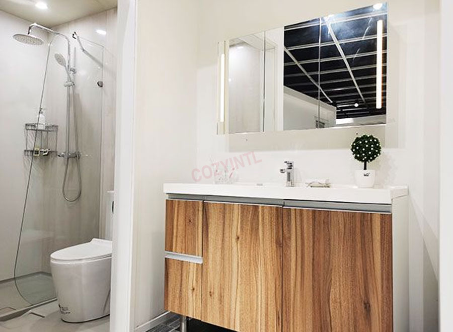 Modern style bathroom prefab modular all in one bathroom pod(BUH1416)
