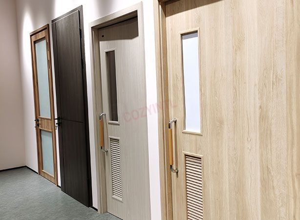 Cost-effective bathroom doors for houses interior toilet door best sale decorative standard size chinese factory