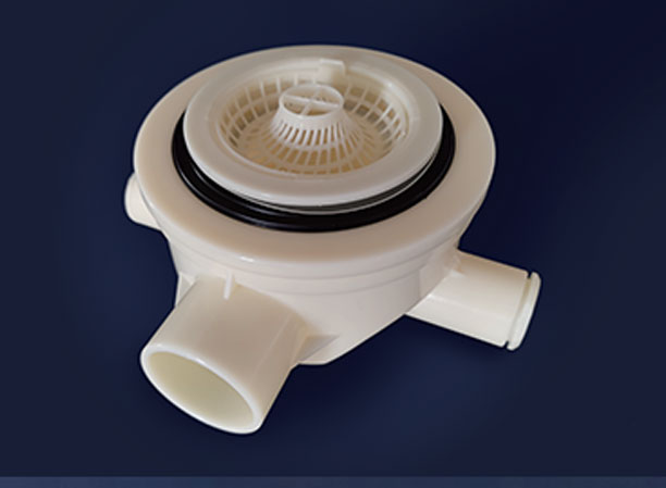 Patented horizontal drainage bathroom drain floor